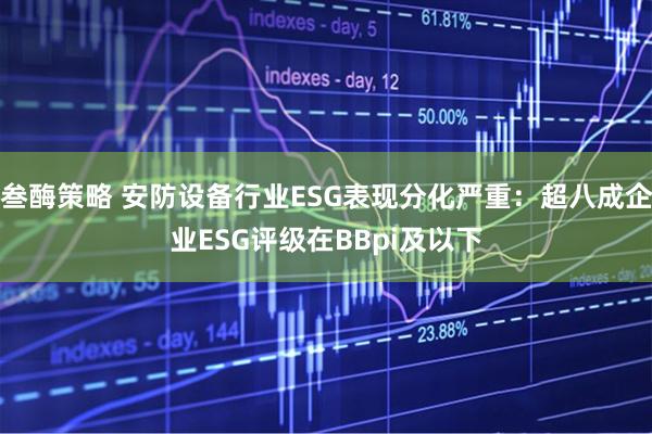 叁酶策略 安防设备行业ESG表现分化严重：超八成企业ESG评级在BBpi及以下